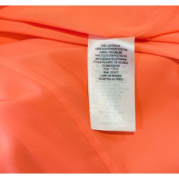 Alice Olivia Womens Dress Neon Coley Shift Crewneck Mini A Line Zip Back Size 2 - Picture 11 of 11